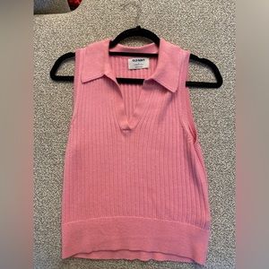 Pink Sweater Vest